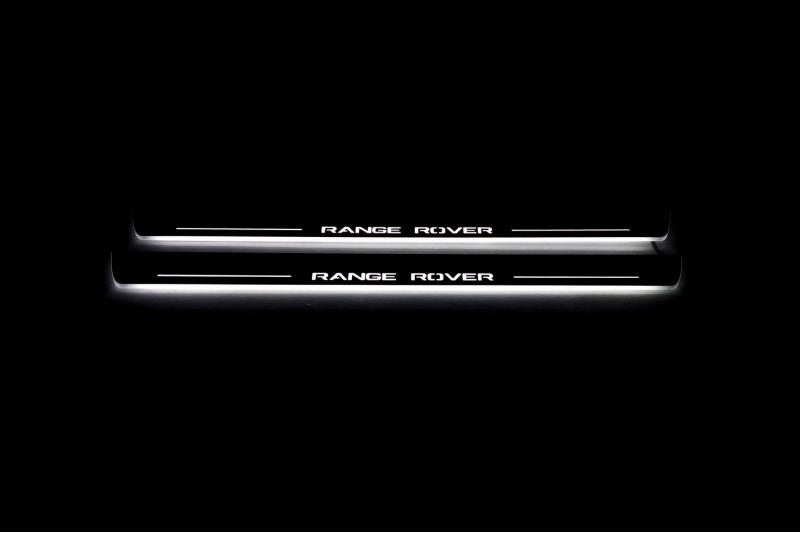 Range Rover Sport I 2005-2013 LED Door Sills With Logo Range Rover Range Rover Led Door Sills opdesign