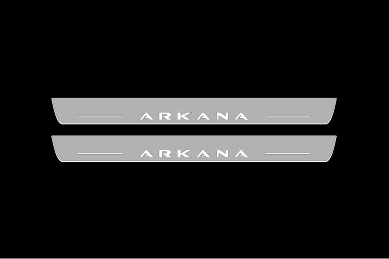 Renault Arkana LED Door Sills PRO With Logo Arkana - decoinfabric