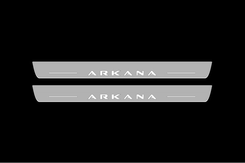 Renault Arkana 2019+ LED Door Sills PRO With Logo Arkana Renault Led Door Sills opdesign
