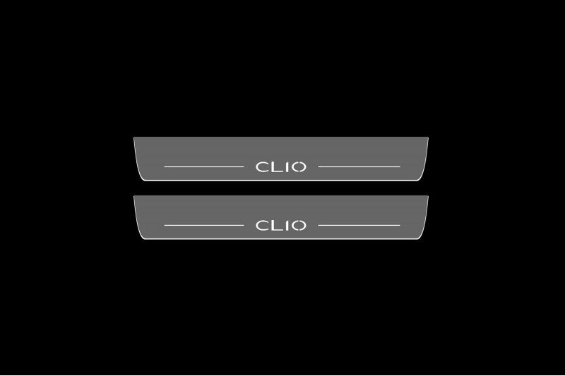 Renault Clio IV 2012–2019 Car Sill With Logo Clio Renault Led Door Sills opdesign