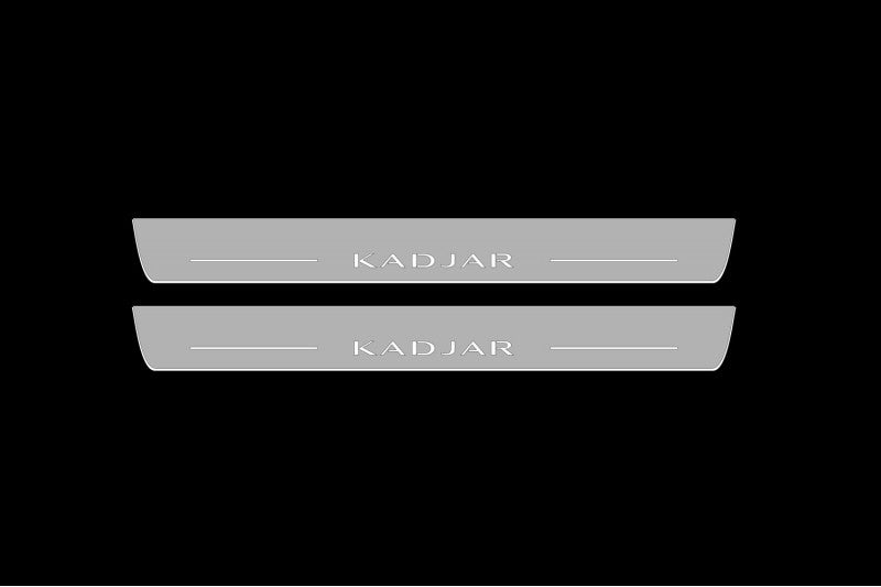 Renault Kadjar 2015-2022 Door Sill Protectors With Logo Kadjar Renault Led Door Sills opdesign