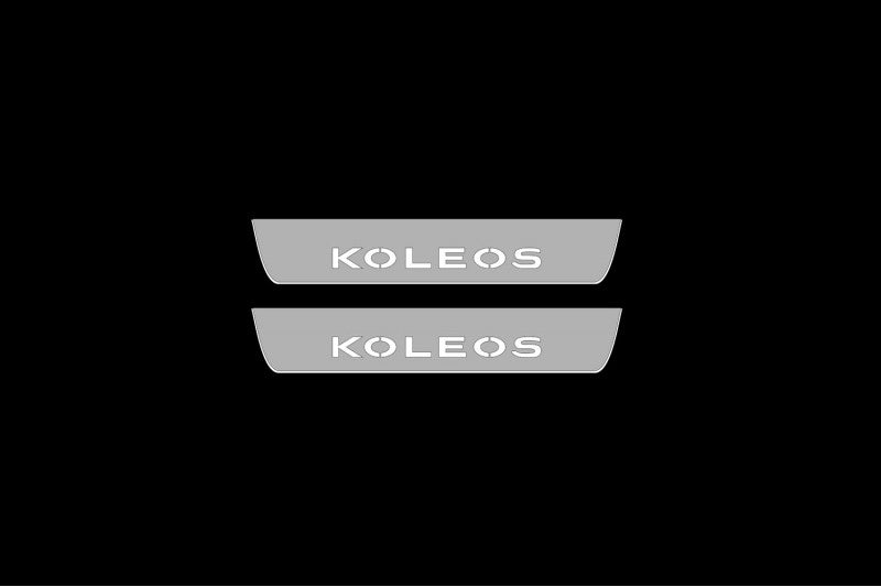 Renault Koleos II 2016+ Car Light Sill With Logo Koleos Renault Led Door Sills opdesign