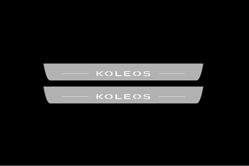 Renault Koleos II 2016+ Car Light Sill With Logo Koleos Renault Led Door Sills opdesign