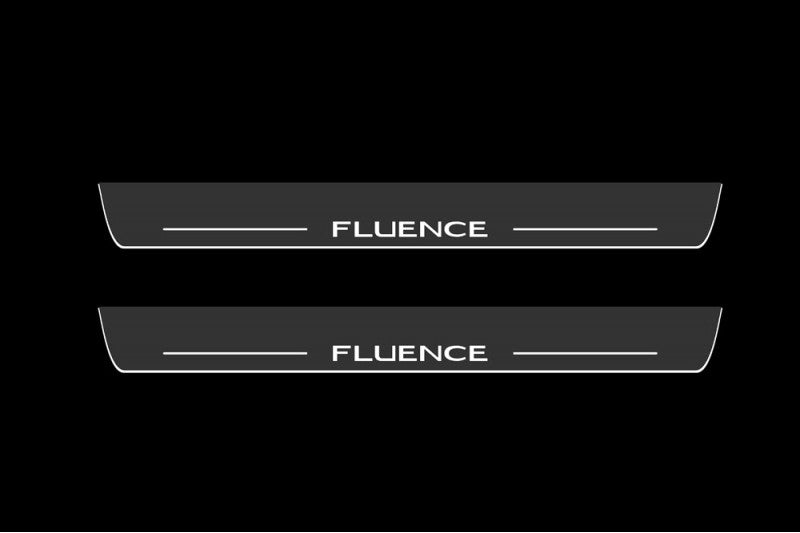 Renault Fluence 2009-2017 Auto Door Sills With Logo Fluence Renault Led Door Sills opdesign