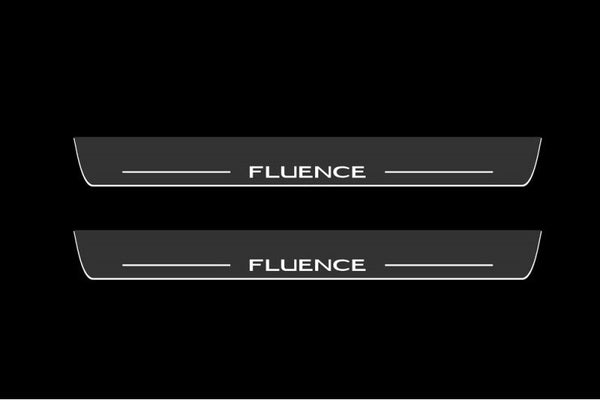 Renault Fluence Auto Door Sills With Logo Fluence - decoinfabric