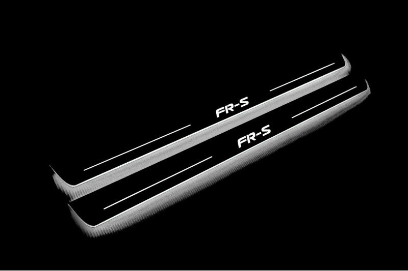 Scion FR-S 2012-2017 LED Door Sills PRO With Logo FR-S Scion Led Door Sills opdesign