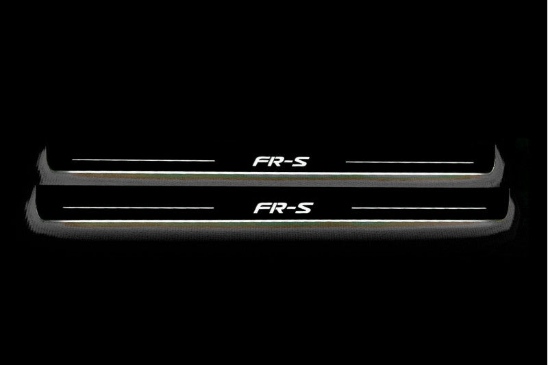 Scion FR-S 2012-2017 LED Door Sills PRO With Logo FR-S Scion Led Door Sills opdesign