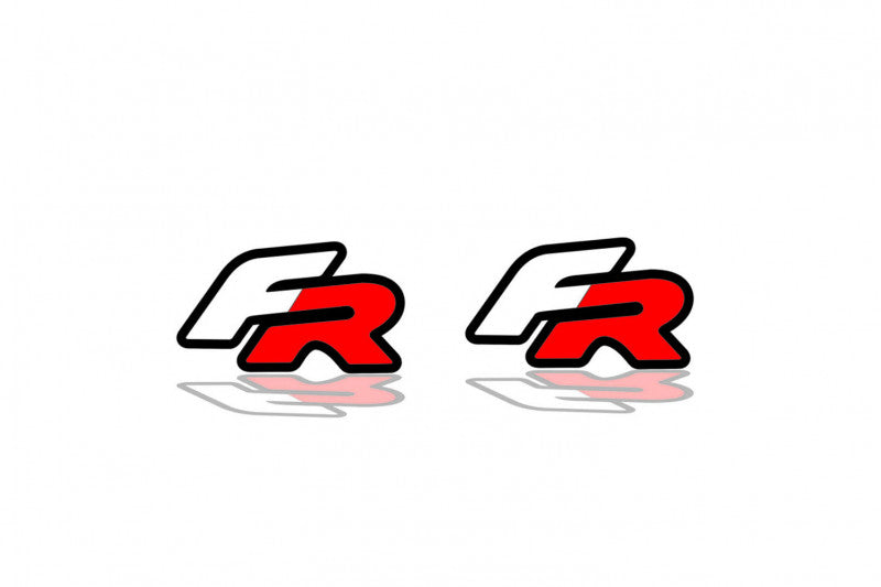 Seat emblem for fenders with FR logo (type 2) Seat emblems decoinfabric