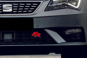 Seat radiator grille emblem with FR logo Seat emblems decoinfabric