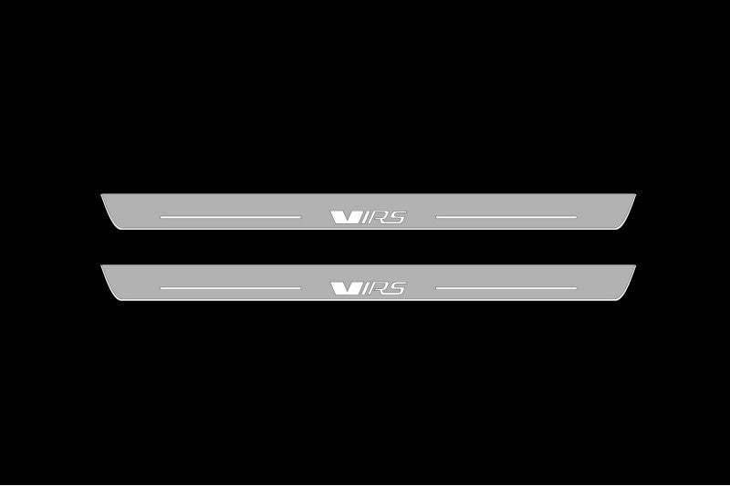 Skoda Octavia II (A5) 2004-2013 Car Door Sill With Logo VRS Skoda Led Door Sills opdesign