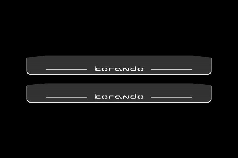 SsangYong Korando Car Sill With Logo Korando - decoinfabric