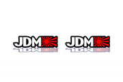 Emblem (badges) for fenders with JDM logo (type 2) Subaru emblems decoinfabric BLACK WHITE