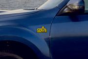 Emblem (badges) for fenders with SH logo Subaru emblems decoinfabric