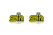 Emblem & Badges set with SH logo Subaru emblems decoinfabric