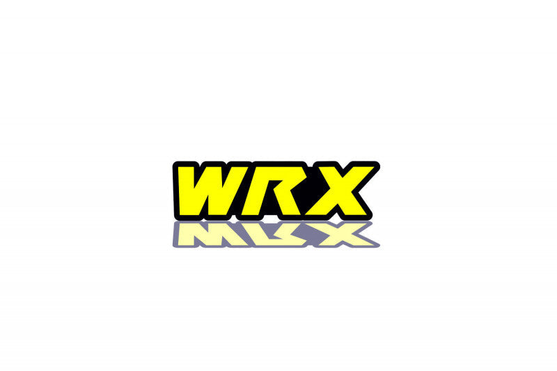 Subaru Radiator grille emblem with WRX logo (type 2)