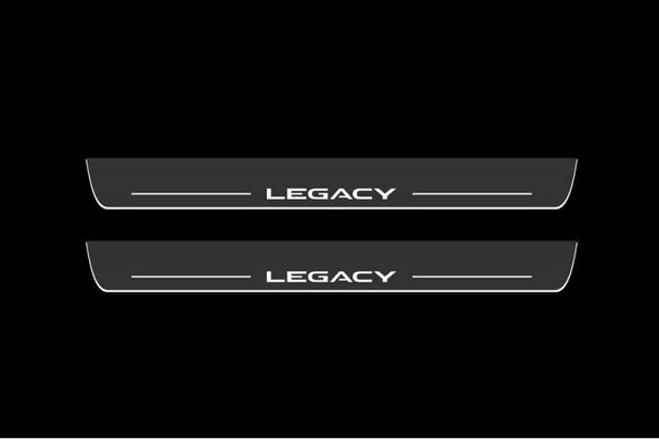 Subaru Legacy V Car Light Sill With Logo Legacy - decoinfabric