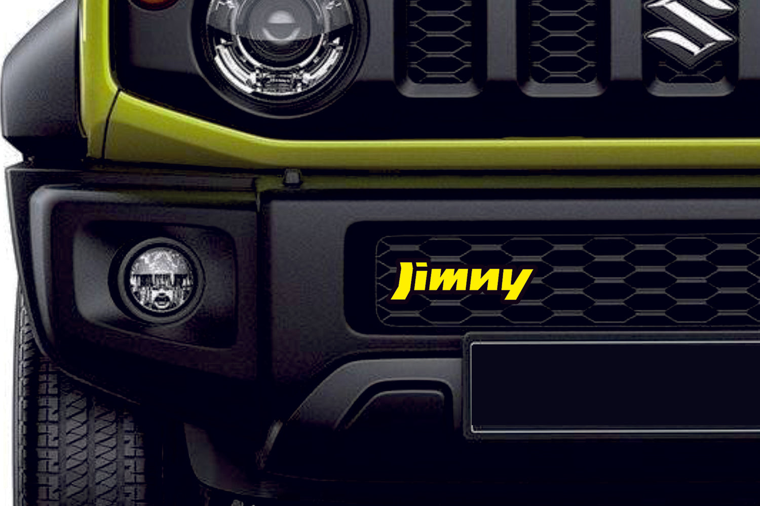 Suzuki Jimny Radiator grille emblem with Jimny logo suzuki emblems decoinfabric