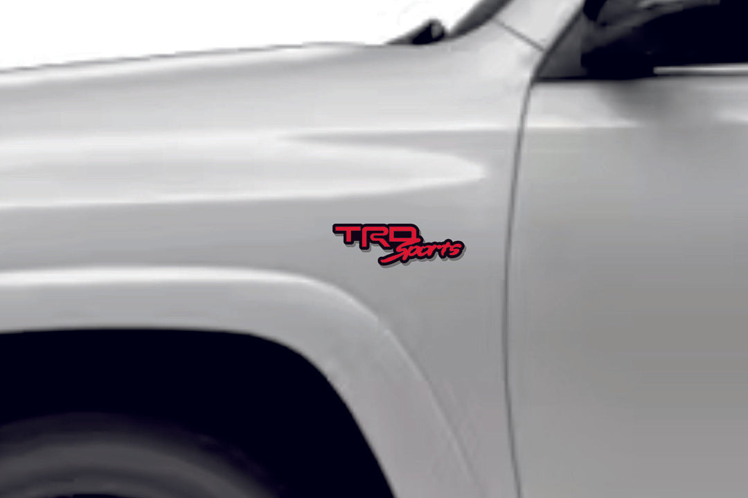 Toyota emblem for fenders with TRD Sports logo Toyota emblems decoinfabric