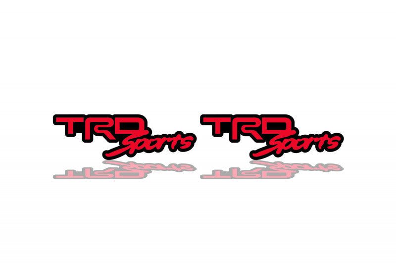 Toyota Emblem & Badges set with TRD Sports logo Toyota emblems decoinfabric