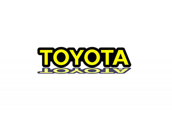 Emblema de la parrilla del radiador de Toyota con el logotipo de TEQ