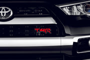 Toyota Emblem & Badge Set - Grille and Tailgate T4R logo Toyota emblems decoinfabric RED