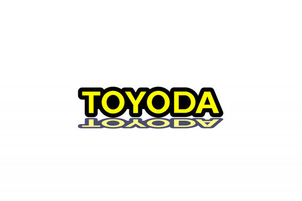 Toyota Radiator grille emblem with TOYODA logo
