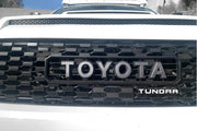 Toyota Emblem & Badge Set - Grille and Tailgate Tundra III logo Toyota emblems decoinfabric