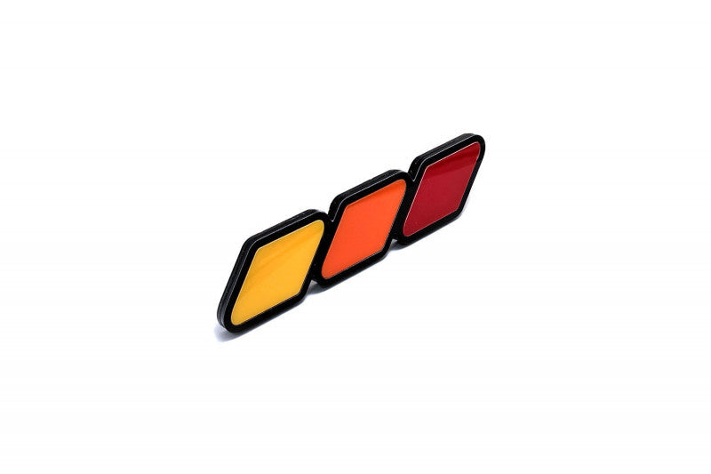 Toyota tailgate trunk rear emblem with Tricolor logo Toyota emblems decoinfabric