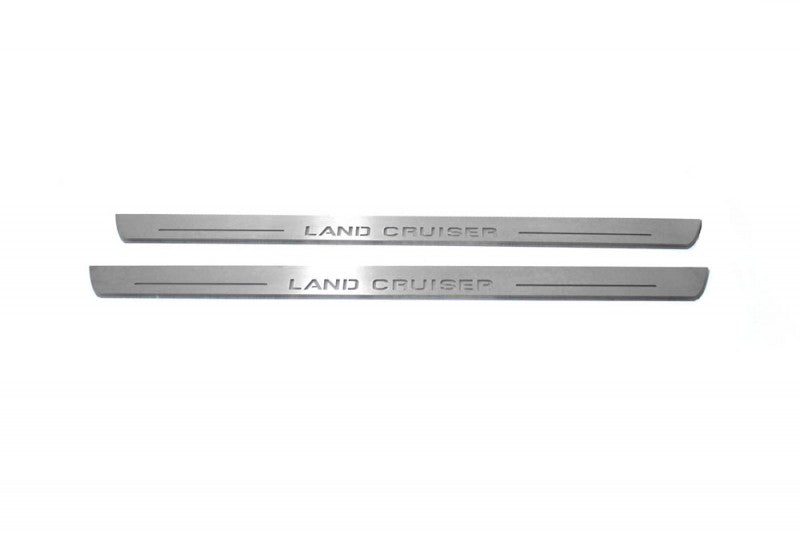 Toyota LC 200 Auto Door Sill Plates With Logo Land Cruiser - decoinfabric