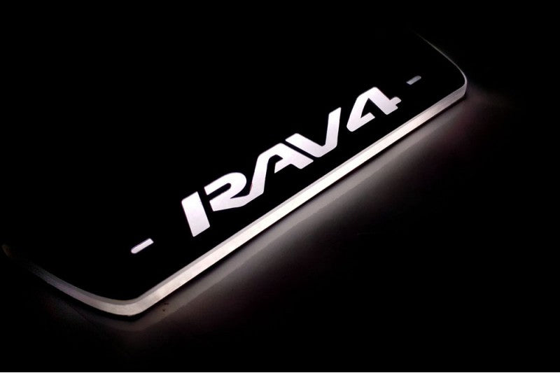 Toyota Rav4 V 2013-2018 Car Sill With Logo Rav4 Toyota Led Door Sills opdesign