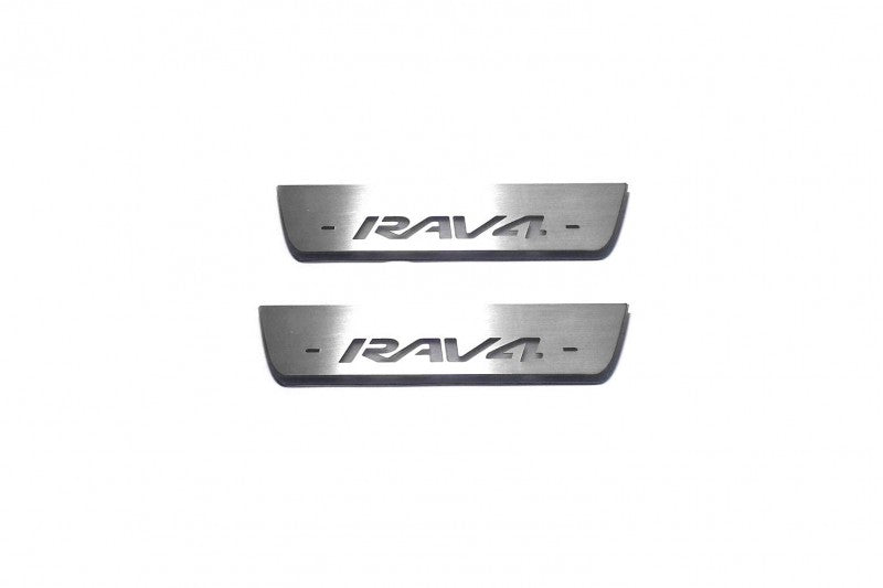 Toyota Rav4 V 2013-2018 Car Sill With Logo Rav4 Toyota Led Door Sills opdesign