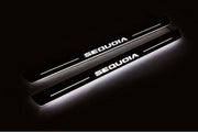Toyota Sequoia II 2008+ Car Door Sill With Logo Sequoia Toyota Led Door Sills opdesign