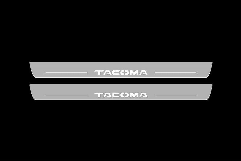 Toyota Tacoma II Door Sill Protectors With Logo Tacoma - decoinfabric