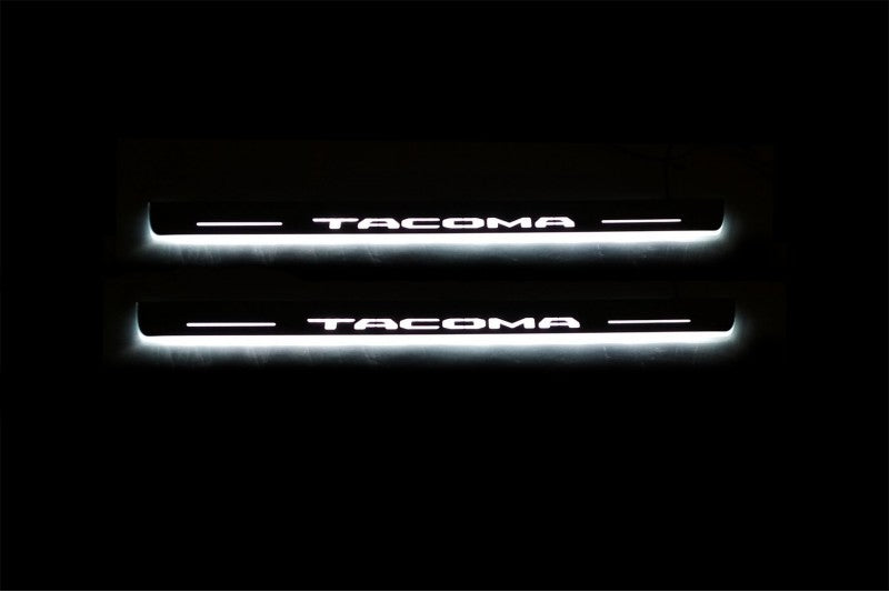 Toyota Tacoma III 2016+ Car Light Sill With Logo Tacoma Toyota Led Door Sills opdesign