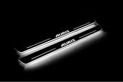Toyota Auris II 2013-2018 LED Door Sills PRO With Logo Auris Toyota Led Door Sills opdesign