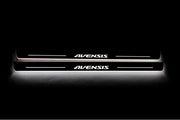 Toyota Avensis III 2009+ LED Door Sill With Logo Avensis Toyota Led Door Sills opdesign