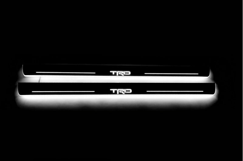 Toyota Camry V70 2018-2024 Auto Door Sills With Logo TRD Toyota Led Door Sills opdesign