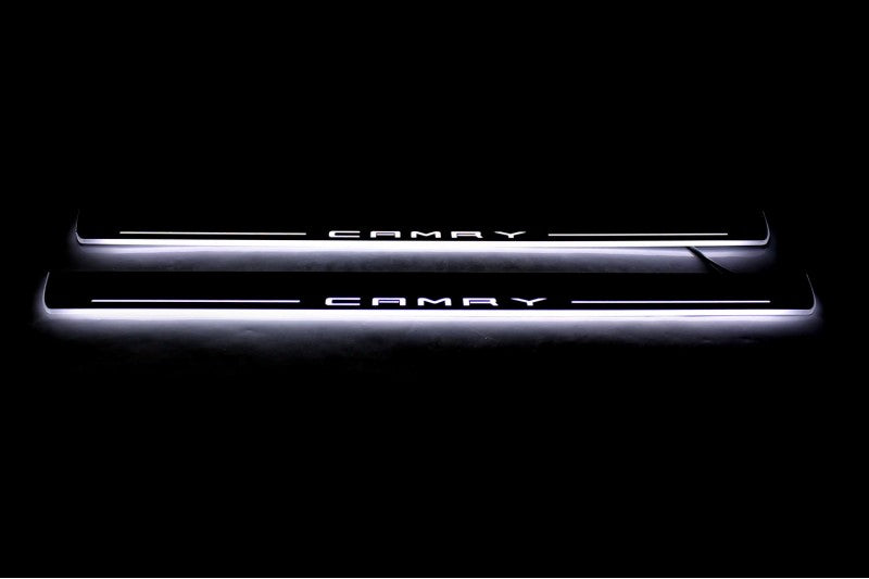 Toyota Camry V70 2018-2024 Car Door Sill With Logo Camry Toyota Led Door Sills opdesign