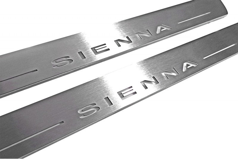 Toyota Sienna III 2011–2020 Auto Door Sills With Logo Sienna Toyota Led Door Sills opdesign