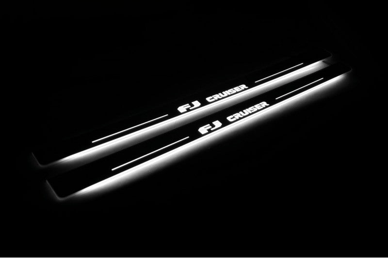 Toyota FJ Cruiser 2006+ Car Light Sill With Logo FJ Cruiser Toyota Led Door Sills opdesign