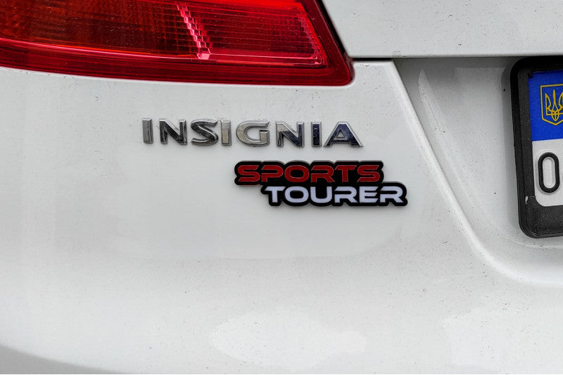 Vauxhall tailgate trunk rear emblem with Sports Tourer logo (Type 2) Vauxhall emblems decoinfabric