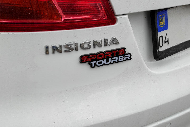 Vauxhall tailgate trunk rear emblem with Sports Tourer logo (Type 2) Vauxhall emblems decoinfabric