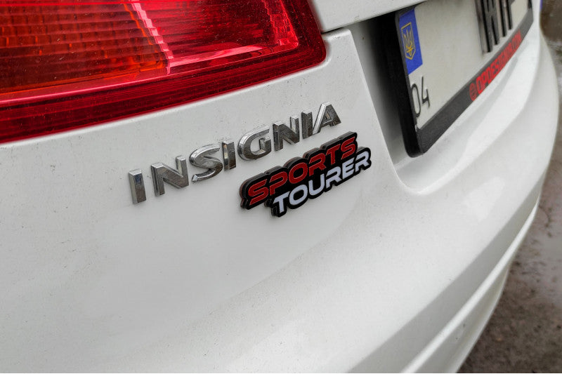 Vauxhall tailgate trunk rear emblem with Sports Tourer logo (Type 2) Vauxhall emblems decoinfabric