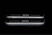 Vauxhall Astra VI 2009-2015 LED Door Sill With Logo Astra Vauxhall Led Door Sills opdesign