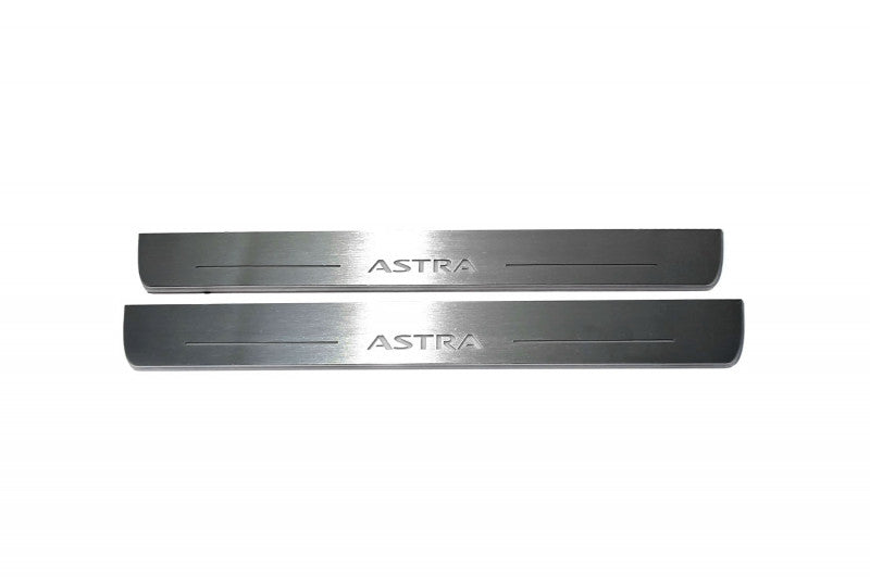 Vauxhall Astra VI 2009-2015 LED Door Sill With Logo Astra Vauxhall Led Door Sills opdesign