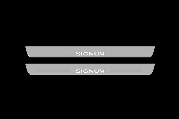 Vauxhall Signum Led Door Sills With Logo Signum - decoinfabric