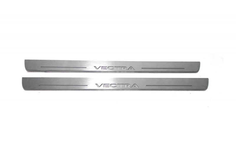 Vauxhall Vectra C 2002–2008 Door Sill Led Plate With Logo Vectra Vauxhall Led Door Sills opdesign