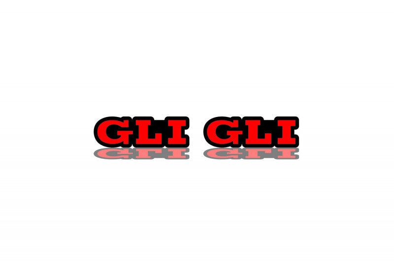 Volkswagen Emblem & Badges set with GLI logo Volkswagen emblems decoinfabric