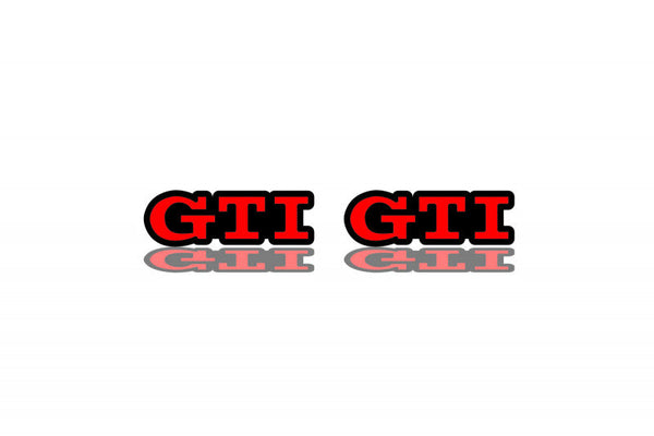 Volkswagen emblem (badges) for fenders with GTI logo