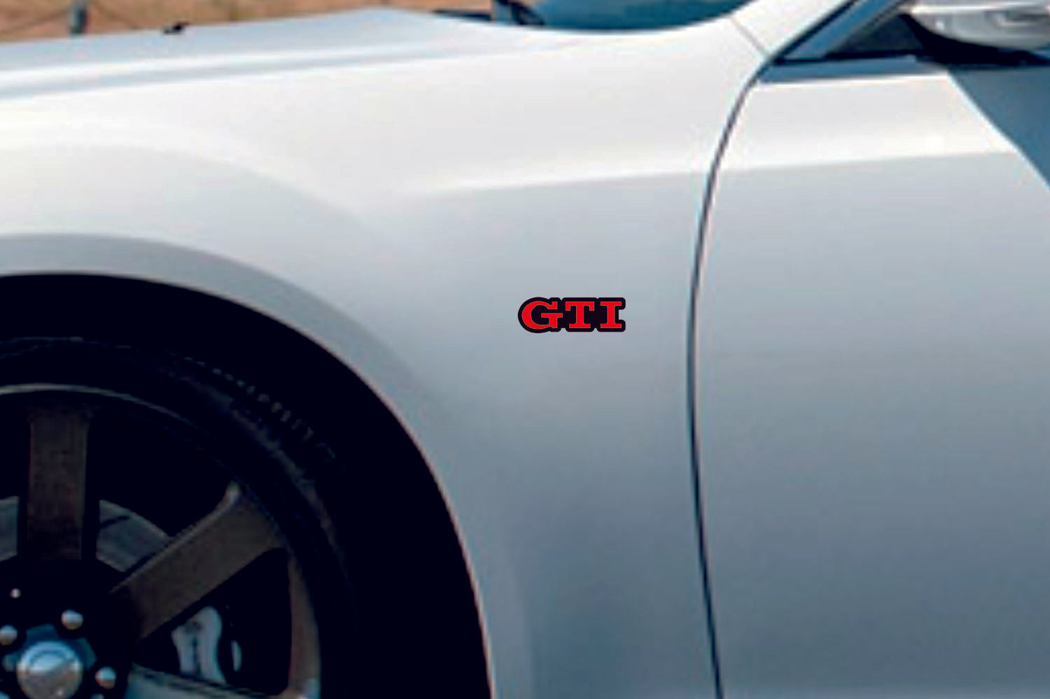Volkswagen emblem (badges) for fenders with GTI logo Volkswagen emblems decoinfabric